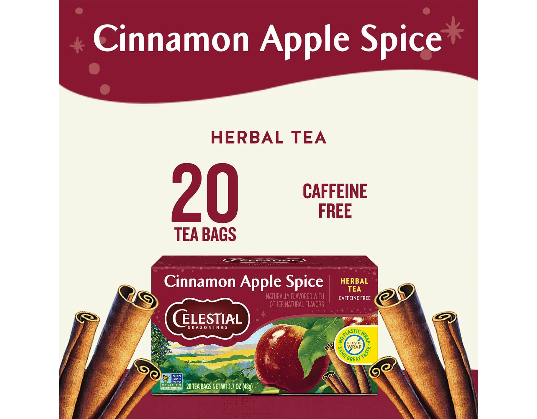 Cinnamon Apple Spice Herbal Tea - Image 3