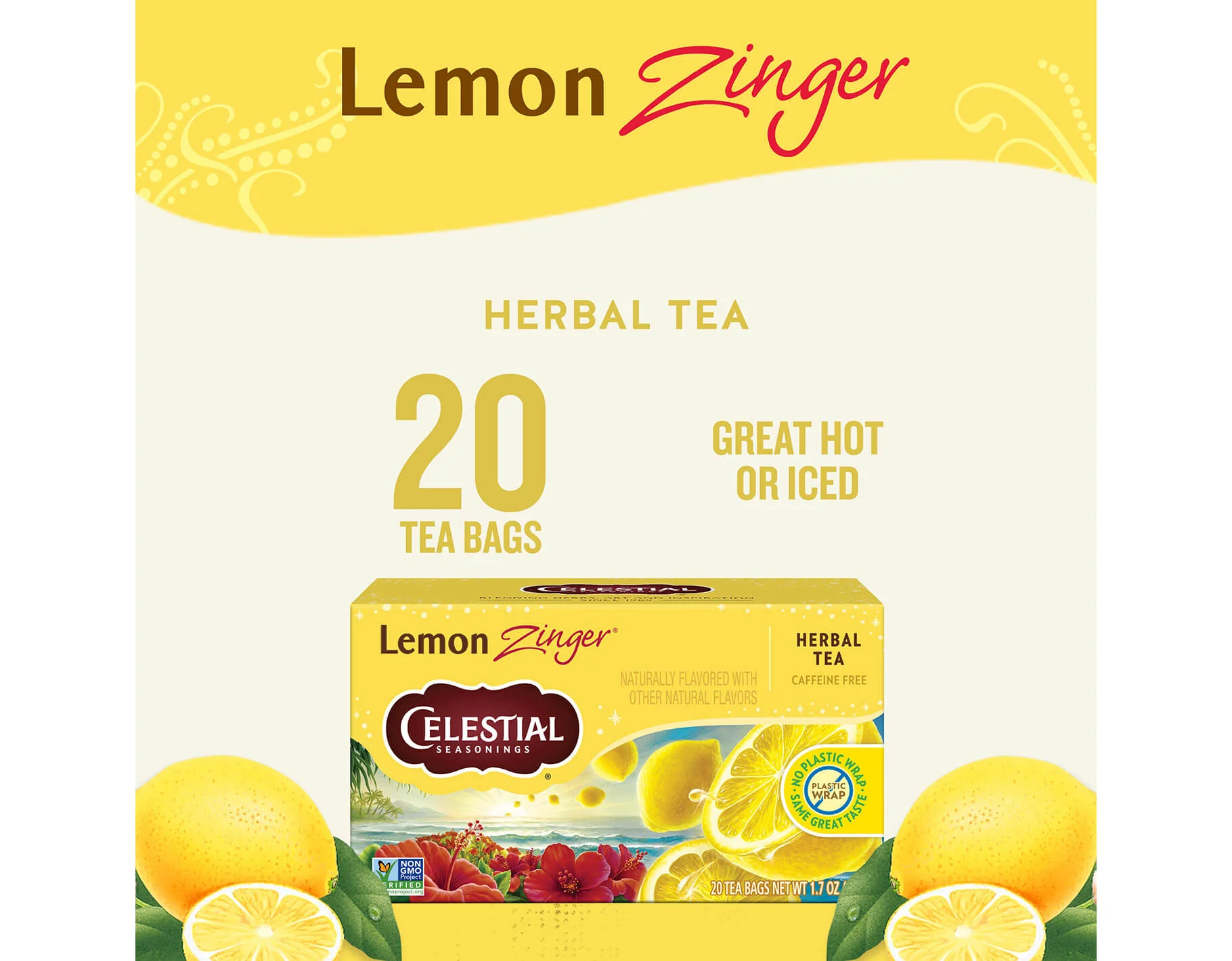 Lemon Zinger Herbal Tea - Image 3