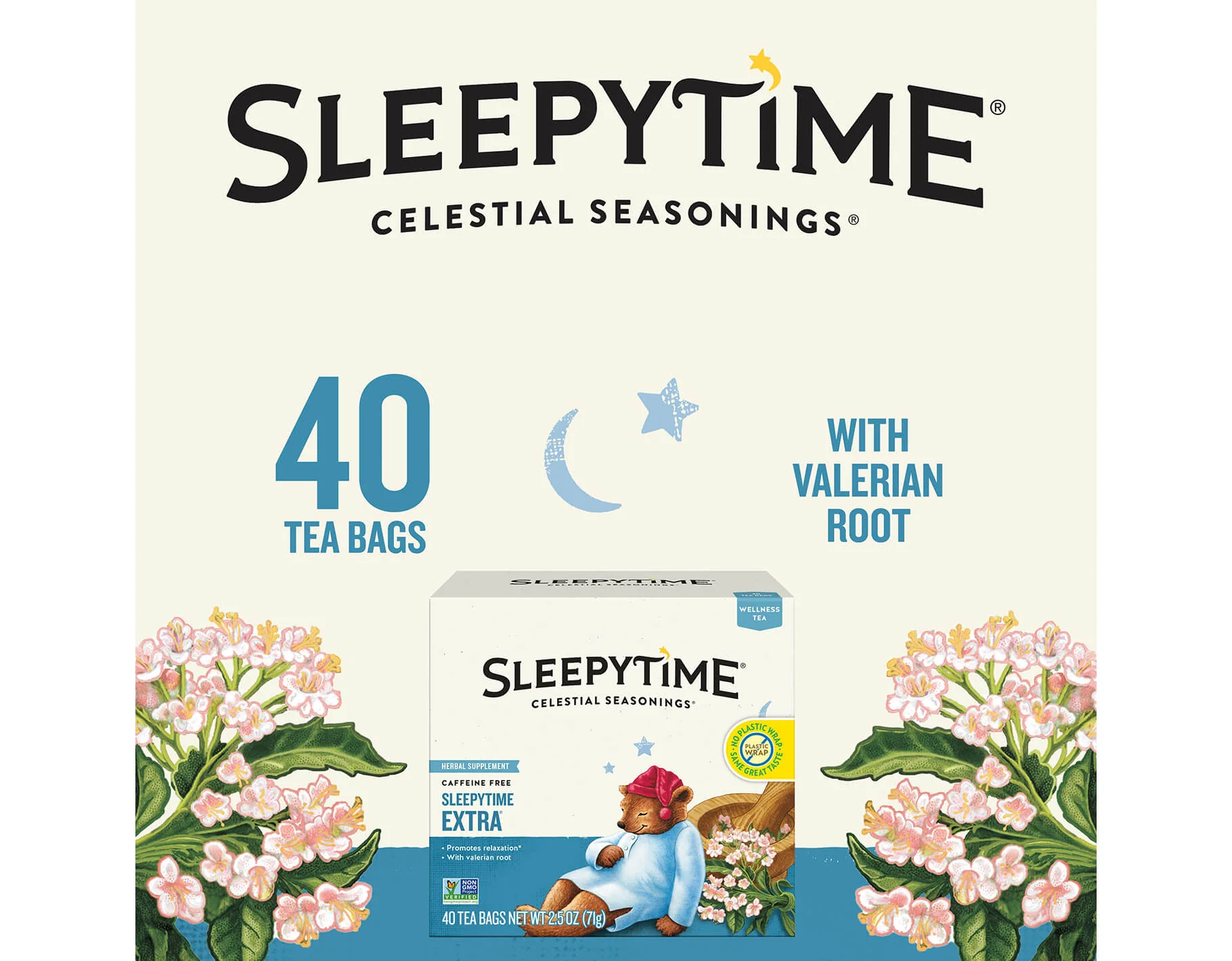 Sleepytime Extra Wellness Tea, 40 ct - Image 2