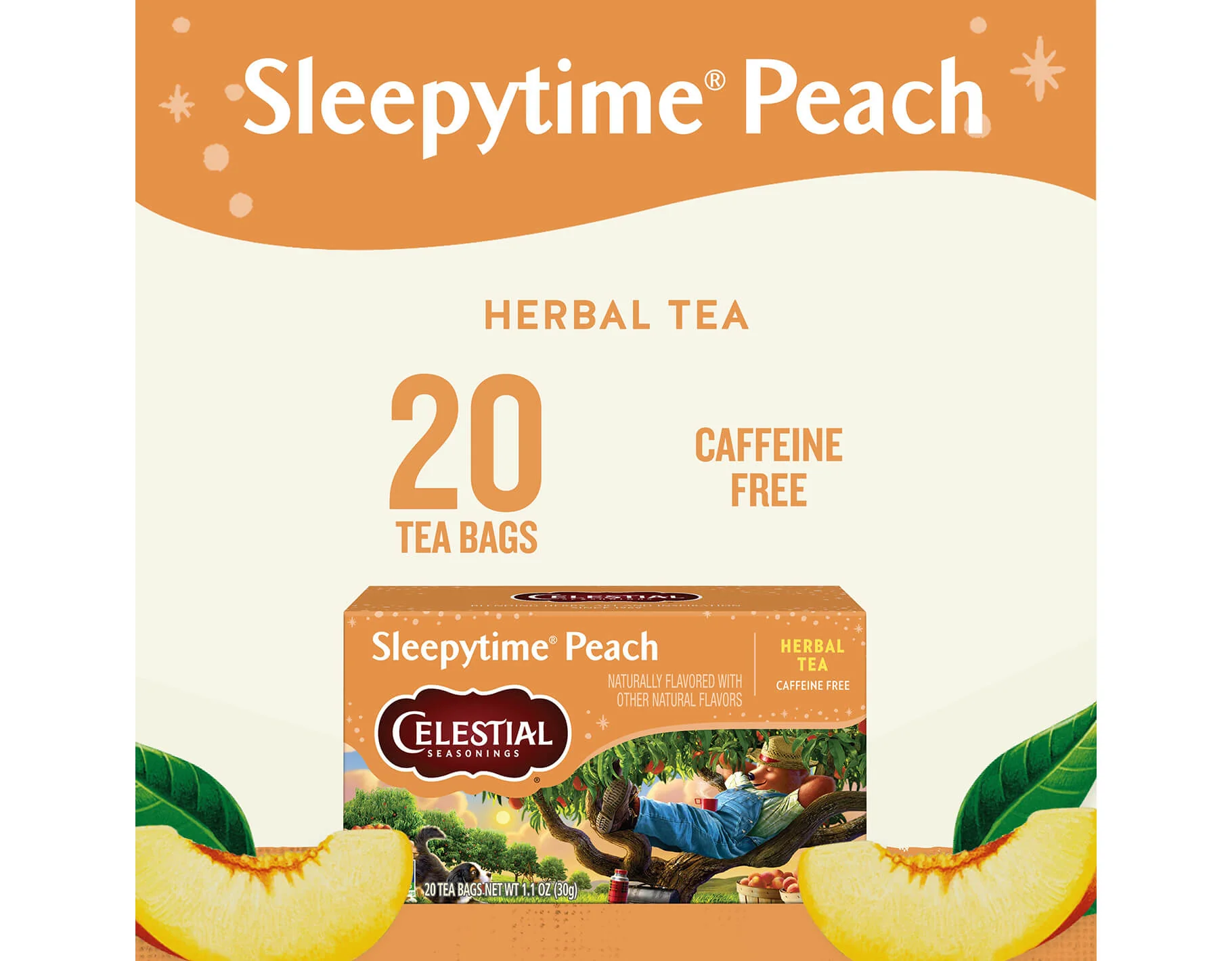 Sleepytime Peach Herbal Tea - Image 3