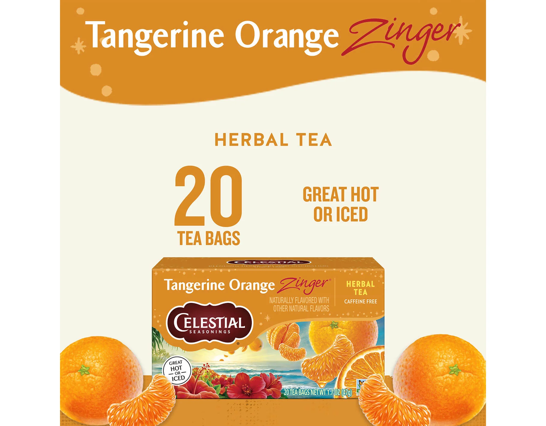 Tangerine Orange Zinger Herbal Tea - Image 3